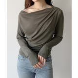 mipiarl 薄手ドレープトップス | JUNOAH | 詳細画像18