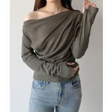 mipiarl 薄手ドレープトップス | JUNOAH | 詳細画像20