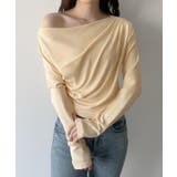 mipiarl 薄手ドレープトップス | JUNOAH | 詳細画像24