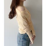 mipiarl 薄手ドレープトップス | JUNOAH | 詳細画像25