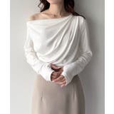 mipiarl 薄手ドレープトップス | JUNOAH | 詳細画像3