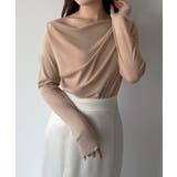 mipiarl 薄手ドレープトップス | JUNOAH | 詳細画像33