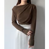 mipiarl 薄手ドレープトップス | JUNOAH | 詳細画像39