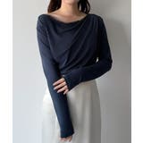 mipiarl 薄手ドレープトップス | JUNOAH | 詳細画像40