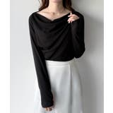 mipiarl 薄手ドレープトップス | JUNOAH | 詳細画像8