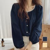 ネックレースブラウス レディース トップス | Dewlily | 詳細画像1 