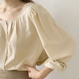 ネックレースブラウス レディース トップス | Dewlily | 詳細画像13 