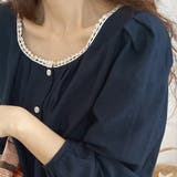 ネックレースブラウス レディース トップス | Dewlily | 詳細画像14 