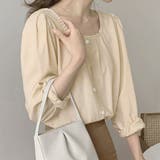 ネックレースブラウス レディース トップス | Dewlily | 詳細画像9 