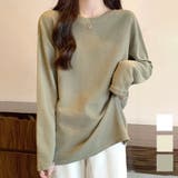 ラウンドネックトップス レディース トップス | Dewlily | 詳細画像1 