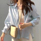 ノーカラーシャツ ブラウス レディース | Dewlily | 詳細画像3 