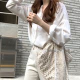 ノーカラーシャツ ブラウス レディース | Dewlily | 詳細画像7 