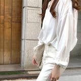 ノーカラーシャツ ブラウス レディース | Dewlily | 詳細画像9 