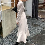 Vネックマーメイドワンピース レディース 長袖 | Dewlily | 詳細画像9 