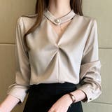 チョーカーデザインブラウス レディース トップス | Dewlily | 詳細画像13 