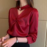 チョーカーデザインブラウス レディース トップス | Dewlily | 詳細画像15 