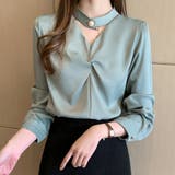 チョーカーデザインブラウス レディース トップス | Dewlily | 詳細画像2 