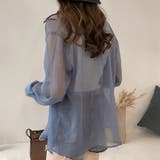 シアー長袖シャツ レディース トップス | Dewlily | 詳細画像11 