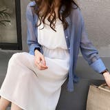 シアー長袖シャツ レディース トップス | Dewlily | 詳細画像4 