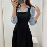 サロペットプリーツロングワンピース レディース 春服 | Dewlily | 詳細画像10
