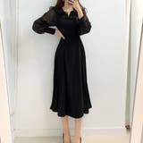 サロペットプリーツロングワンピース レディース 春服 | Dewlily | 詳細画像3