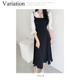 サロペットプリーツロングワンピース レディース 春服 | Dewlily | 詳細画像5