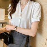 Vネックブラウス レディース トップス | Dewlily | 詳細画像11 