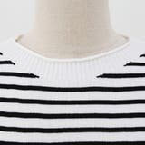ボーダー半袖ニットソー レディース トップス春服 | Dewlily | 詳細画像16 