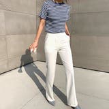 ボーダー半袖ニットソー レディース トップス春服 | Dewlily | 詳細画像3 