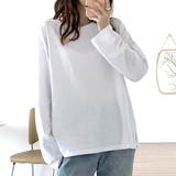 オーバーサイズロングTシャツ レディース 長袖 | Dewlily | 詳細画像3 