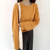 オーバーサイズロングTシャツ レディース 長袖 | Dewlily | 詳細画像4 