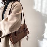 スクエアデザインショルダーバッグ レディース 無地 | Dewlily | 詳細画像11 