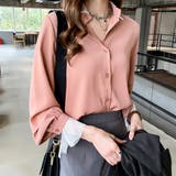 ピンク | ポイントレースブラウス レディース トップス | Dewlily