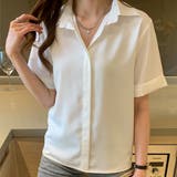 半袖ゆったりブラウス レディース トップス | Dewlily | 詳細画像15 