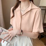 半袖ゆったりブラウス レディース トップス | Dewlily | 詳細画像16 