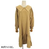 長袖フレアワンピース レディース 無地 | Dewlily | 詳細画像14 