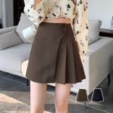 プリーツミニスカート レディース 無地 | Dewlily | 詳細画像1 