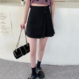 プリーツミニスカート レディース 無地 | Dewlily | 詳細画像2 