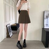 プリーツミニスカート レディース 無地 | Dewlily | 詳細画像3 