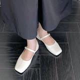 ストラップ付きフラットシューズ レディース パンプス | Dewlily | 詳細画像7 