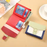 ベルト付きミニ財布 三つ折り財布 レディース | Dewlily | 詳細画像15 