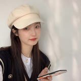 シンプルキャスケット 韓国ファッション 10代 | Dewlily | 詳細画像14