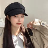 シンプルキャスケット 韓国ファッション 10代 | Dewlily | 詳細画像6