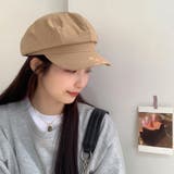 ベージュ | シンプルキャスケット 韓国ファッション 10代 | Dewlily