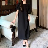 パフスリーブワンピース レディース 春服 | Dewlily | 詳細画像13 