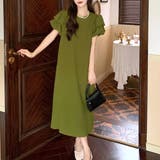 パフスリーブワンピース レディース 春服 | Dewlily | 詳細画像14 