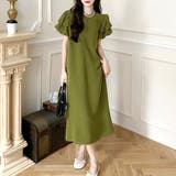 パフスリーブワンピース レディース 春服 | Dewlily | 詳細画像6 