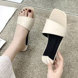 フラットミュールサンダル 韓国ファッション 10代 | Dewlily | 詳細画像11