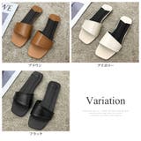 フラットミュールサンダル 韓国ファッション 10代 | Dewlily | 詳細画像5