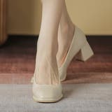 シンプルパンプスヒール 韓国ファッション 10代 | Dewlily | 詳細画像4 